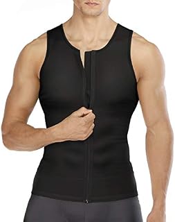 Wonderience Compression Shirts for Men Undershirts Slimming Body Shaper Tank Top Vest