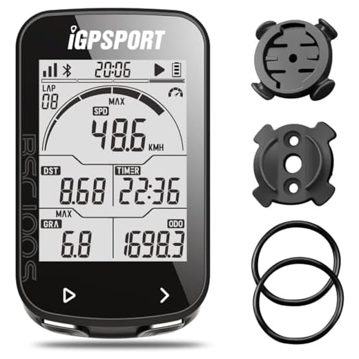 Computador de bicicleta GPS com tela de 2,6 polegadas com ANT+ iGPSPORT BSC100S Ciclo sem fio à prova d'água