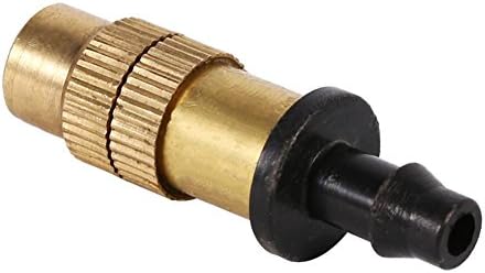 Miniatura 8 de EBTOOLS Boquilla de pulverización de latón de 5 piezas, boquilla atomizadora de rociadores ajustables para invernadero, paisajismo