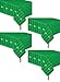 4 Pack Game Day Football Touchdown Tablecover 54" x 78" | 1 "Touchdown" letter banner | Ideal for Superbowl, NFL Games, Playoffs, Birthdays, Tailgate, Baby Shower, Football Party