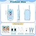Video Walkie Talkies for Kids, 2 Pack Facetime Walkie Talkies with HD Camera & Voice Changer for Boys Girls for Family Games, Indoor, Outside, Hiking Christmas Birthday Toys Gift Ages 3-12 (Blue)