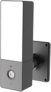 GUSAJ Floodlight Camera 1080P WiFi Wireless Floodlight Camera 10W Wall Light Surveillance Cameras Outdoor Motion Detection Smart Night Vision Audio (Sensor Size : Camera Add 128G, Size : 1)