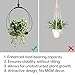 Adnkwolivt Hanging Planter for Indoor Plants - Outdoor Plant Hanger, Mid Century Metal Plant Hanger, Indoor Conner Ceiling, Gift for Mom, Plant Lovers, Housewarming