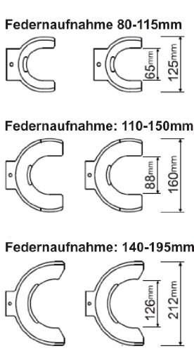 Foto von Hesselink FS-2000 McPherson Federspanner, max. 16760 N, mit Überlastungsschutz, für Schlagschrauber zugelassen – erweiterbar und universell einsetzbar bei allen gängigen PKW KFZ Auto