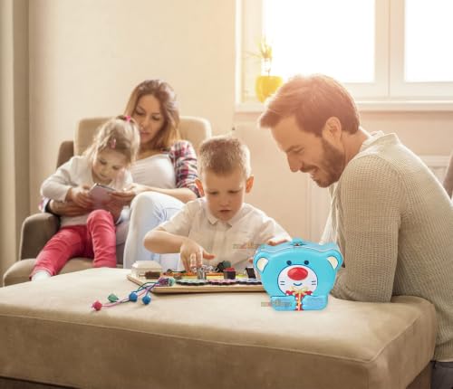 Image of Zest 4 Toyz Piggy Bank for Kids Money Bank Metal Body Money Saving ATM for Boys and Girls with Lock and Key Secure Coin Bank Best Return Gift - Blue