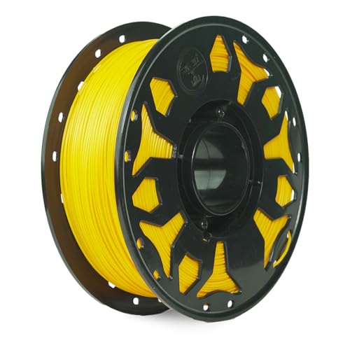 Image of WOL3D PLA PRO+ (Yellow) 3D Printer Filament Roll, 1kg Net Weight, Greater Flexibility, Eco-Friendly, Low Warping Output, 1.75mm Diameter ±0.02mm Accuracy, Ideal for DIY Makers, Compatible