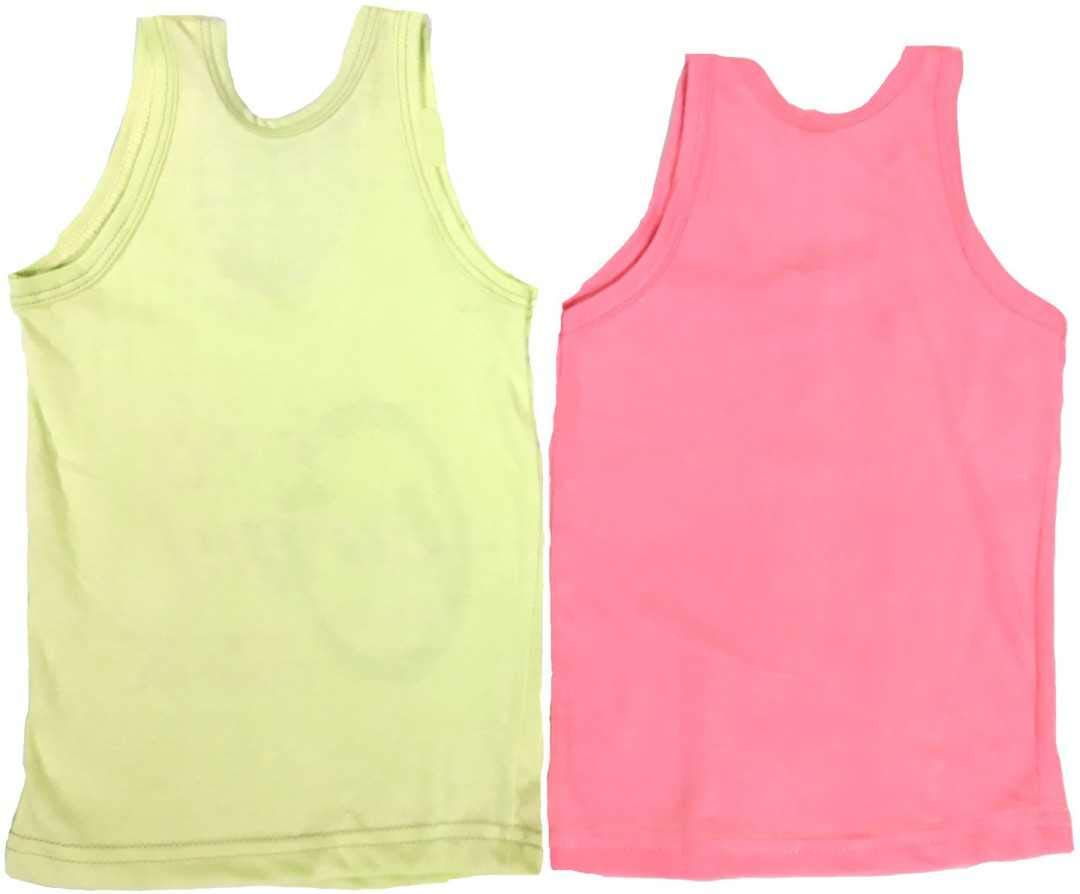 SEE FIT Kid's Cotton Colorful Vest (Multicolour, 4-5 Years) -Pack of 6 1