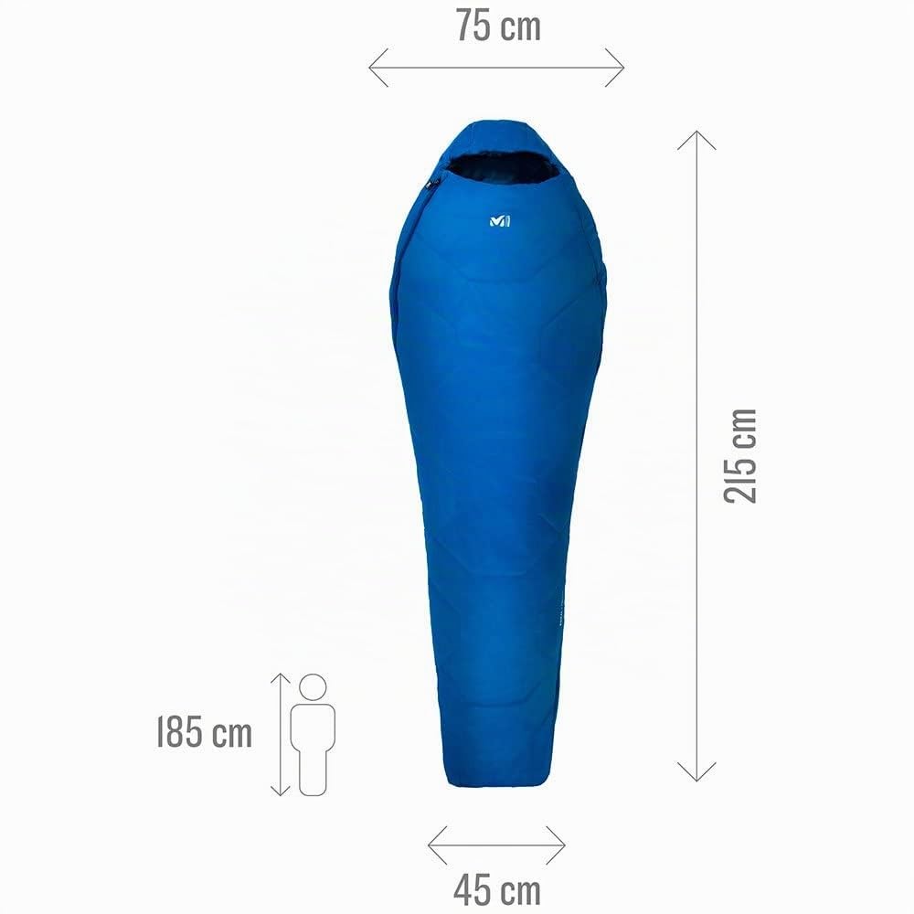 MILLET Baikal 750 Reg Saco De Dormir Mixto, Azul, Talla Única