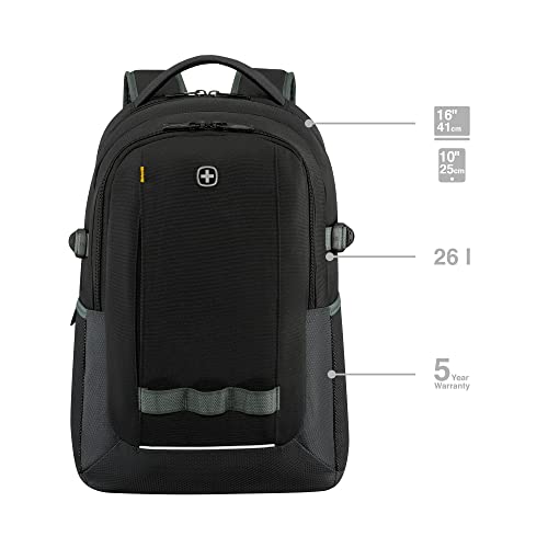 WENGER, Next 23 Ryde, 16 Inches Laptop Backpack, 26 liters, Gravity