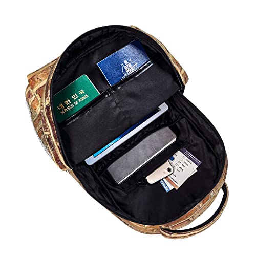 Sac à dos décontracté noir grand format pour ordinateur et voyage