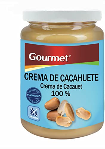 Marca Blanca - Gourmet Crema de Cacahuete para Untar, Alto Contenido de Magnesio y Vitamina E, 500 g
