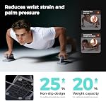 KEEP Wrist-Friendly Push Up Board - Ergonomic Push Up Grips - Image 5