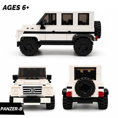 Image of GRIPZ Grid SUV Car Building Blocks Set for Kids 6+ Years | DIY Brick Vehicle Model Kit | Mini Construction Toy Car | Collectible Display Model - 267 PCS