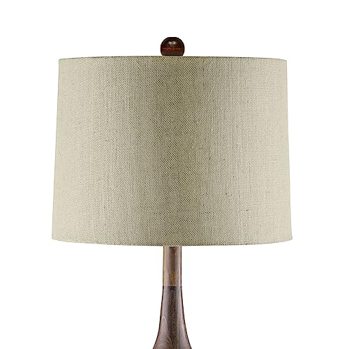 Image of Royal Designs, Inc. Wood Finial for Lamp Shade, Crafted in The USA, FS-1001RO, Red Oak Finish