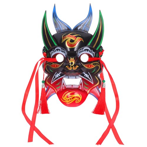 Masque traditionnel chinois fait main cadeau idéal pour cosplay