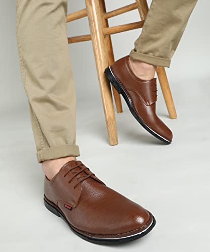 Image of Zixer Synthetic Leather Mens Formal Shoes || Office Formal Shoes Men Stylish|| Formal Shoes for Men Patent Leather Lace Up Party Formal Shoe