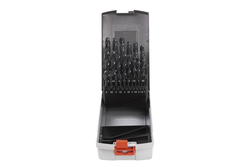 Set metálico brocas HSS, 1-13 mm,(medios) 25 Piezas
