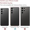Reemplazo de vidrio trasero para Samsung Galaxy S24+ Plus 6.7 pulgadas con kit de reparación (negro ónix) 4