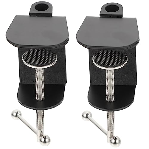 ULDIGI Sturdy Metal Desktop Bracket Clamp for Desk Lamp Microphone Stand Retaining Bracket