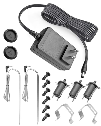 Power Adapter Lid/Door Switch Meat Temperature Probe Fits for Masterbuilt Gravity Series 1050 800 560 Replace 9004190216 9904190041 9004190170