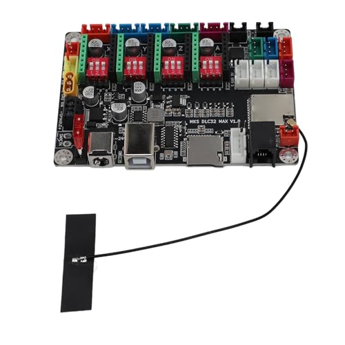 Spacnana 10A CNC 4 Ejes Tablero Controlador de 32 bits de Grabado de 32 bits de la Máquina de Expansión Control Remoto para Mini Máquina de Enrutador de Madera CNC