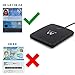 Ewent EW1052 - Lector de Tarjetas electrónicas Compatible con Windows/Mac, Color Negro
