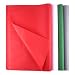 FEPITO 100 Sheets Christmas Tissue Paper Gift Wrapping Paper Red Green Grey and White Tissue Paper for Xmas Gift Wrapping, Crafts(14 x 20 Inch)