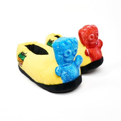 Odd Sox Sour Patch Kids Red & Blue 3D Slippers2