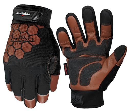 SLARMOR Winter Work Gloves for Men, Insulated, Waterproof,