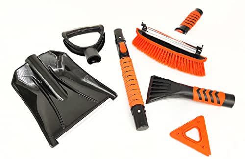 Schneeschaufel Multitool 6tlg. | Schaufel | Besen | Scheibekratzer |