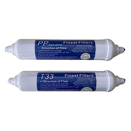 Compact RO Unit Replacement Pre Filters Set Reverse Osmosis PP and Carbon (Small)