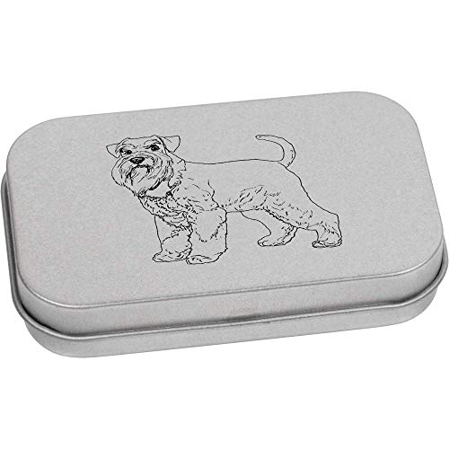 Azeeda 80mm 'Schnauzer' Metal Hinged Tin/Storage Box (TT00140058)