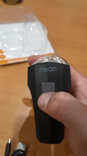 Phare Vélo Avant Nean CREE LED 60 LUX – Rechargeable USB, Mode Auto, 3 Niveaux, Homologué StVZO, Lumière Continue