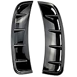 Posizionamento adesivo: testa Gaetooely Adesivi Uscita Aria Paraurti Anteriore Coperchio Rivestimento per Mercedes Classe Un W177 A180 A200 A220 A250 Accessori Sportivi Car Styling (Nero)