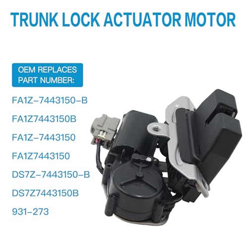 Image of FA1Z7443150B Liftgate Trunk Lock Actuator, Compatible with Ford Edge Escape Explorer Expedition Lincoln MKX Navigator 2015-2021 Rear Trunk Latch Motor Replaces# FA1Z-7443150-B DS7Z7443150B
