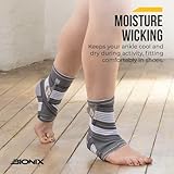 Bionix Ankle Support Brace-Adjustable Ankle Strap for Achilles Tendonitis, Sprained Ankle - running, jogging, weightlifting, and yoga -Pack of 1, L - Image 5
