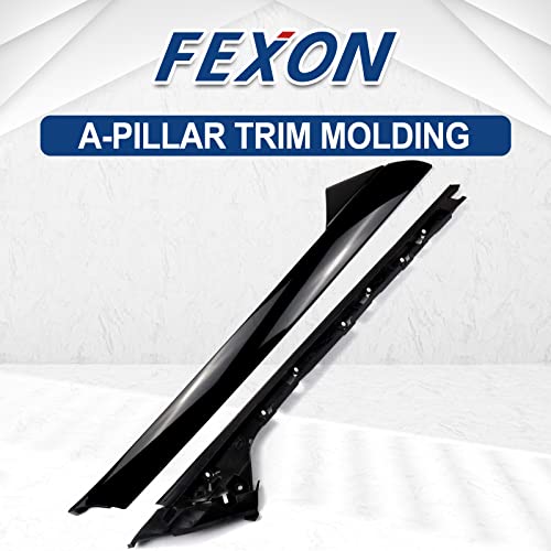 Fexon 926-450 Windshield Outer A-Pillar Trim Molding Compatible With 2011-2019 Ford Explorer Driver Side Replaces Bb5Z7803137Aa Bb5Z7803145Aa #TOP1
