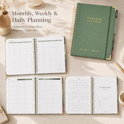 Image of Aesthetic Teacher Planner For The 2026-2027 Academic School Year