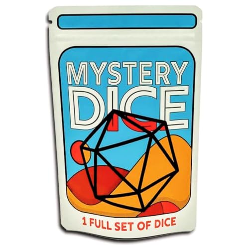 1985 Games Mystery Dice Set, DND Dice, Guaranteed No Duplicates, 1 Pack