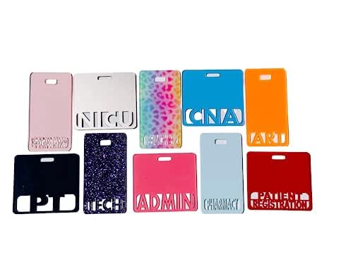 Custom Badge Buddy For Healthcare Workers & Teachers - Personalized ID Holder With Retractable Reel - Coworker Gift