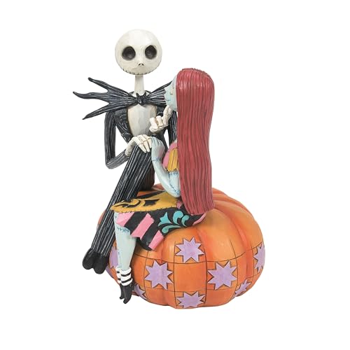 Figurine Jim Shore Jack Sally Citrouille en résine : déco Nightmare Before Christmas - 7