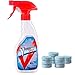 Multi Effervescent Spray Cleaner Set Bottle Plus 10PCS Fine Concentrated Solid House Cleaner Multifunctional Effervescent Spray Cleaner and Tablets