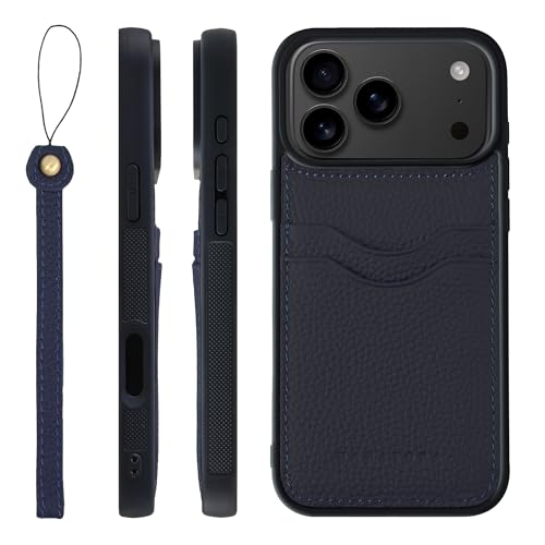 HANATORA for iPhone 17ProMax �P�[�X �{�v �ϏՌ� �o���p�[�^ �X�}�z�P�[�X �X�}�z �X�g���b�v �t�� �V�������N���U�[ �M�t�g �l�C�r�[ CPGGZ-17ProMax-Navy
