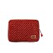 Produktbild Stilvolle Laptop Hülle Notbooktasche aus elegantem Samt für 35 x 25 cm in orange