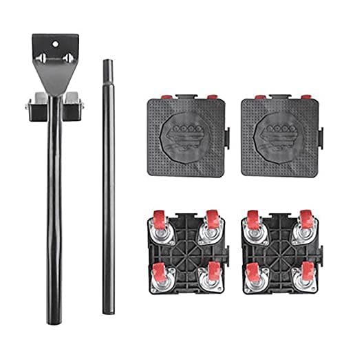 Heavy Duty Furniture Lifter With 4 Sliders And Crowbar,360°Rotation Wheels Furniture Mover Dolly 660 Lb Load Capacity For Moving Sofas,Cabinet And Refrigerators(6 Pcs/Set) #TOP6