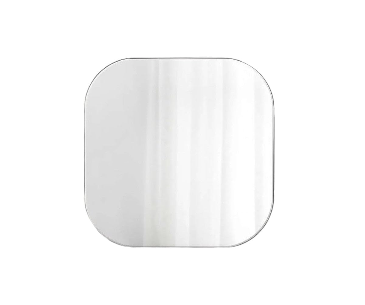 Miroir adhésif carré - 4 pièces - 40 x 40 cm - Miroir autocollant - Miroir adhésif - Miroir de porte