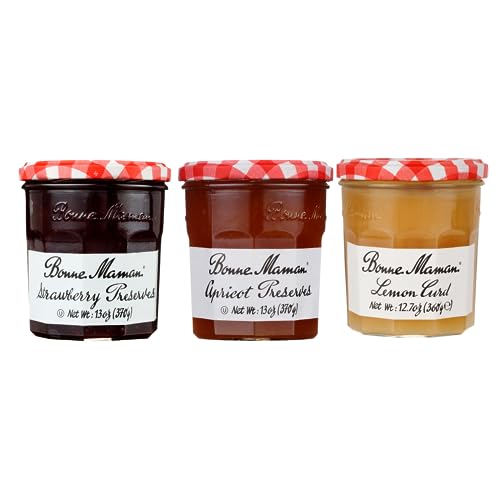 Bonne Maman Baking Variety Pack (Strawberry Preserves, Apricot Pr...
