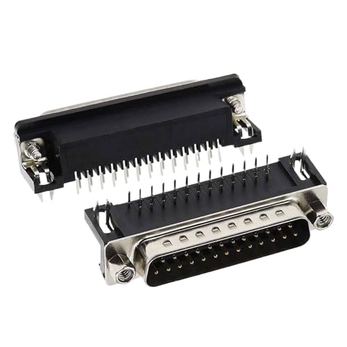 Conector DB9 macho soldado en ángulo recto para ahorrar espacio en placas RS232, lote de 5 4