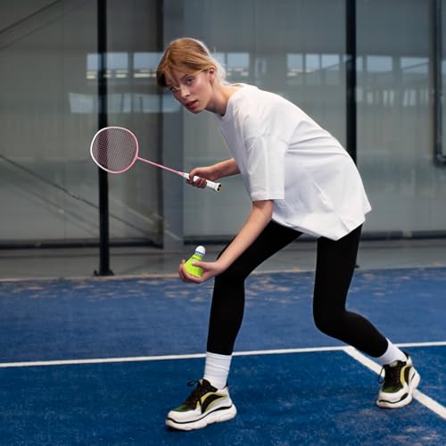 Image of Professional Carbon Fiber Badminton Rackets Badminton Racquet for Backyards Gym