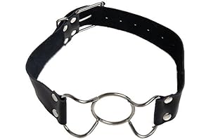 Fetish Bondage Spider Open Mouth O-ring Gag Head Harness Restraint